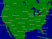USA Städte + Grenzen 1600x1200